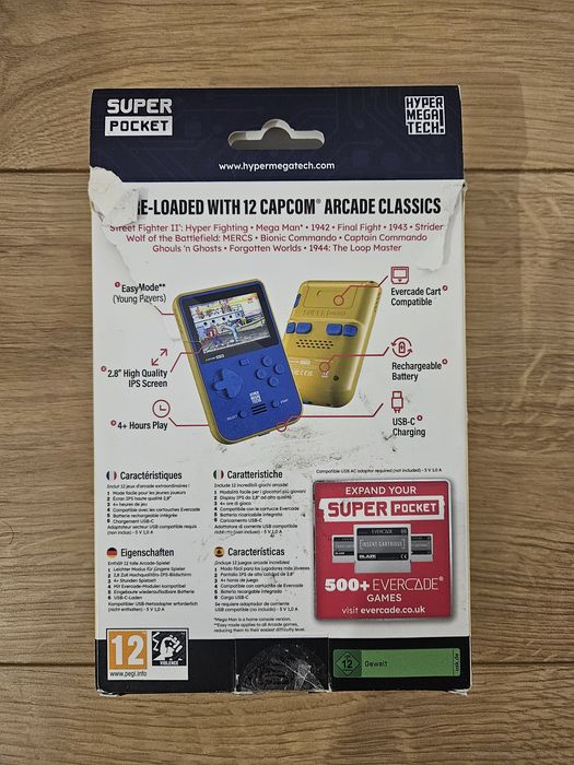 ‼️Consola jocuri gaming portabila Evercade Super Pocket Capcom Edition