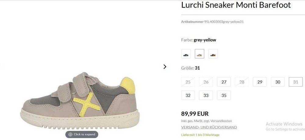 Нови обувки/сникърси/маратонки - Lurchi, Camper, Primigi - н. 35