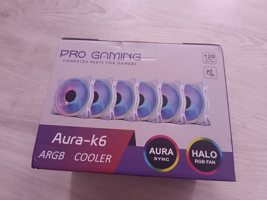 Set 6 ventilatoare Pro Gaming AURA-K6
