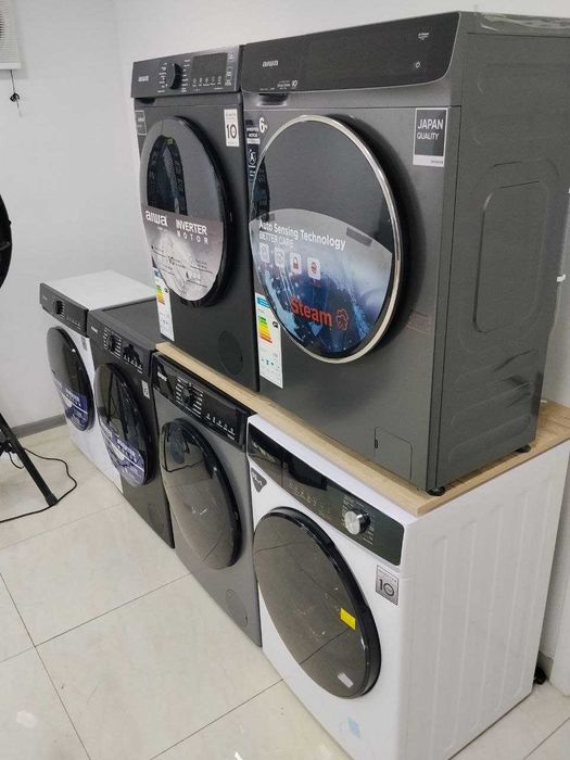 Инверторная стиральная машина AIWA с прямым приводом (DD Motor)