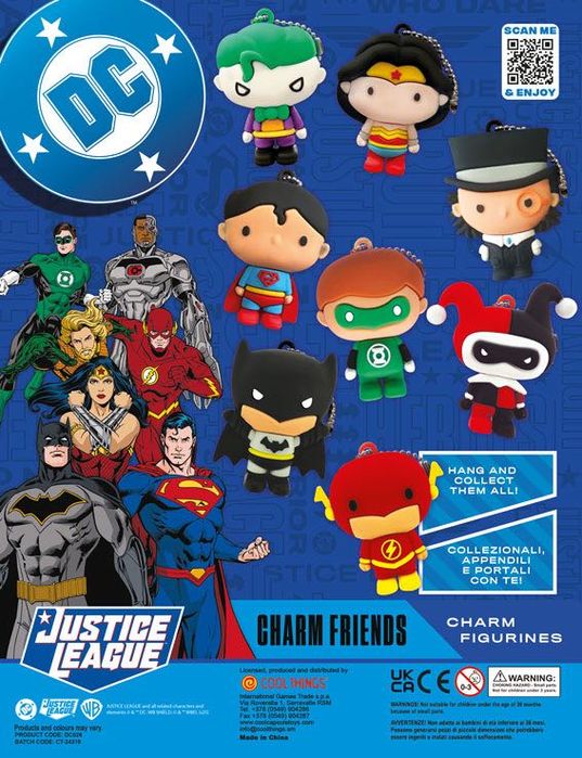 Капсули с играчки 50мм - 'DC Justice League'- 0.51 €