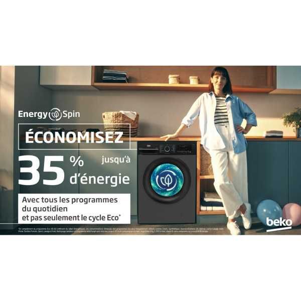Нова инверторна пералня с пара Beko BM34WFU48411A - EnergySpin