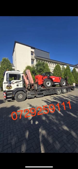 Transport utilaje ,camion macara