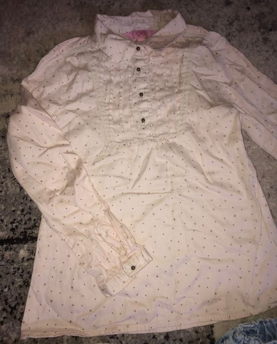 Pantaloni și cămașă fete 110-116