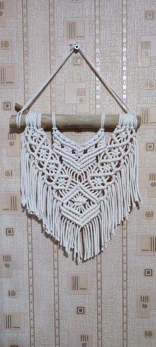 Панно техникой макраме