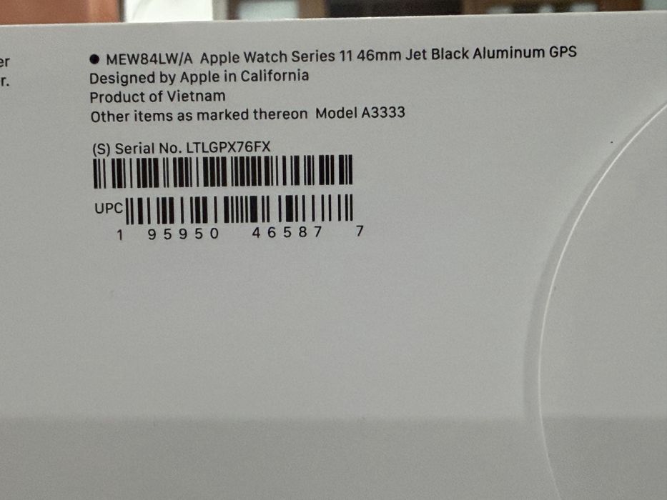 Apple Watch Seria 11 46mm Preț 1900 lei