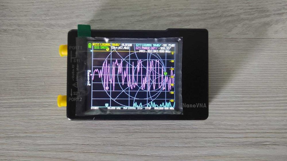 NanoVNA vektorniy analiz antenna 10kHz to 1,5GHz
