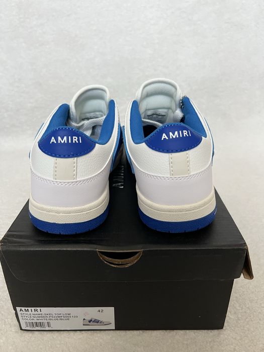 Amiri Skeleton Low Blue/ White
