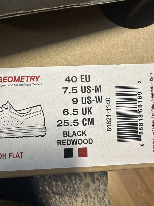 Specialized 2FO DH Flat MTB обувки / Downhill / Enduro – НОВИ (Black/Red)