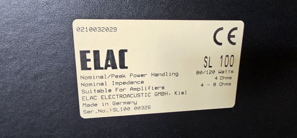 Тонколони Elac SL100