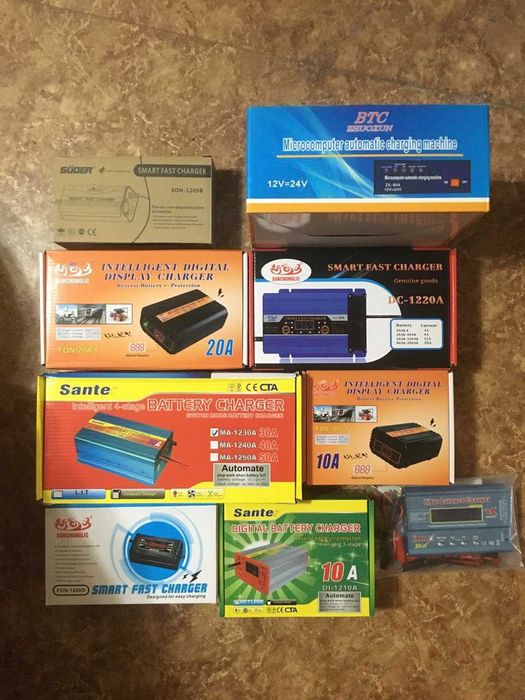 Зарядные устройства автоматические 12-24 вольт-для всех аккумуляторов