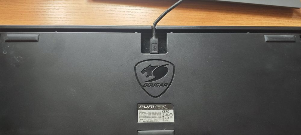 Механическая клавиатура cougar puri rgb