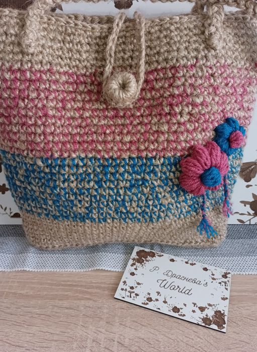 Ръчно изработена лятна чанта