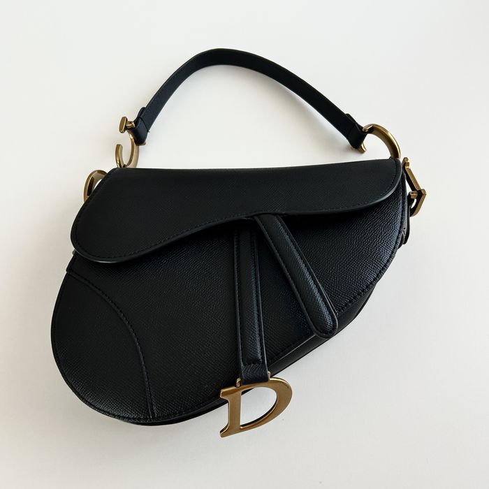 Черна Saddle чанта D*ior