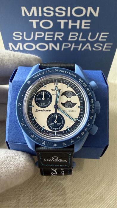 Omega x Swatch Mission To The Super Blue