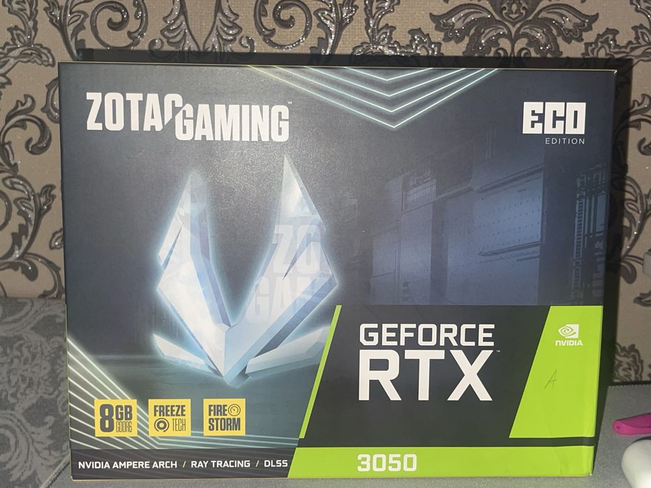 Видеокарта RTX 3050 8gb новая