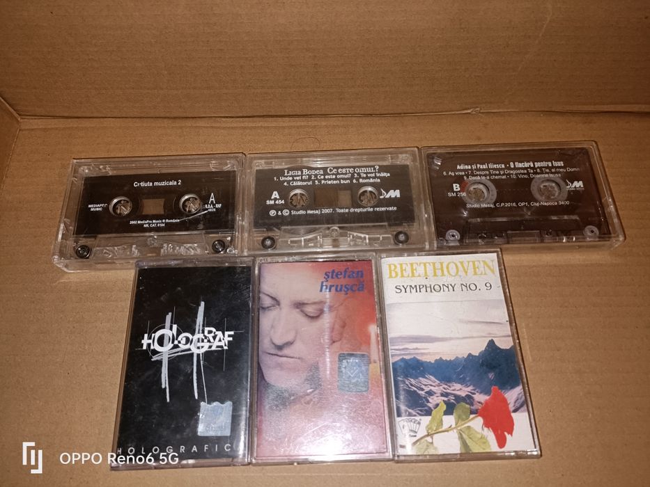 Lot casete audio diferite genuri