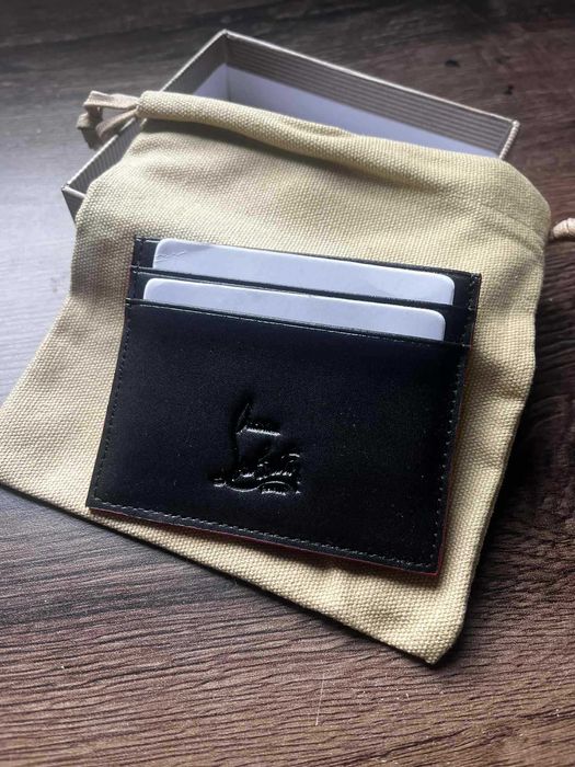 Портфейл / Картодържач Christian Louboutin кожен