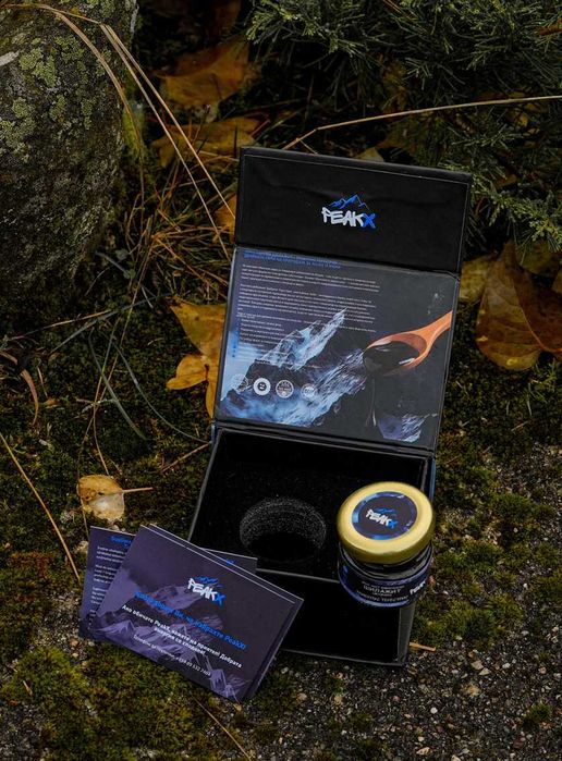 Шиладжит + Трибулус - Бабини Зъби 25 гр. Смола + Лъжичка + Кутия–PeakX