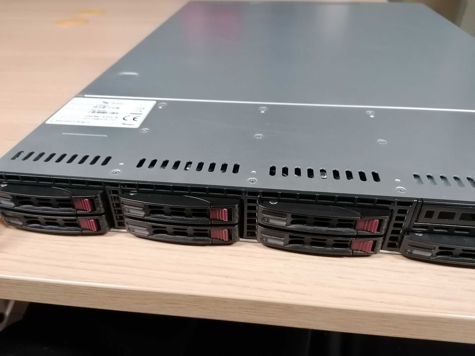 Сървър Supermicro CSE-113TQ-R700WB, 2 CPU, 128 GB RAM, 8 диска