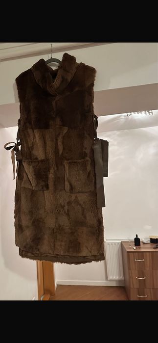 Vesta rochie Blana model Jean Paul Gaultier