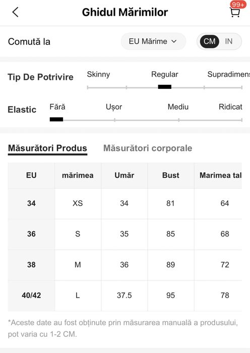 Rochie shein marimea L