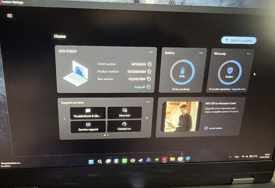Lenovo LOQ 15ARP9 ryzen 7 7435HS  RTX 4050 24Gb DDR5