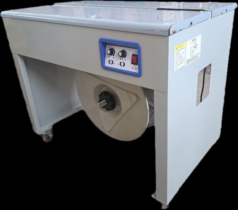 Полуавтоматическая упаковочная машина с двойным двигателем для обвязки