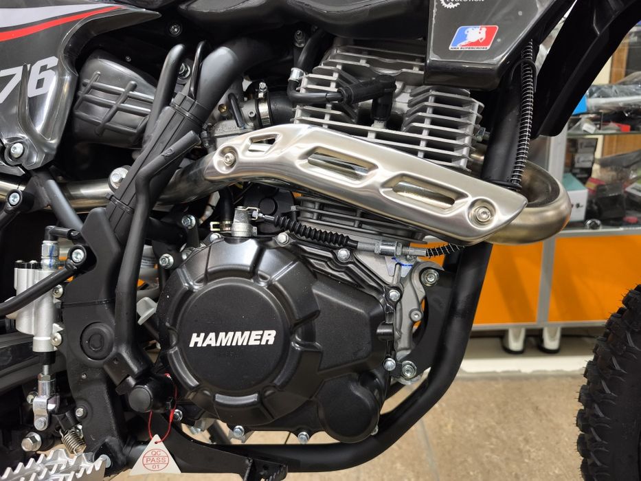 Мотоцикл Hammer Enduro Wolf 76 с цепным 175 двигателем