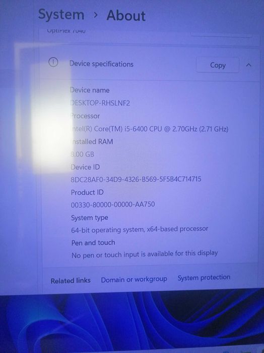 PC Gaming GTX 1050Ti, i5 6400, SSD+HDD