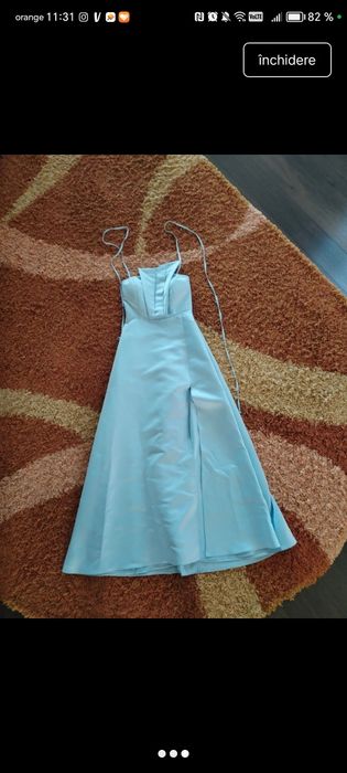 Rochie lunga baby blue Cinderella