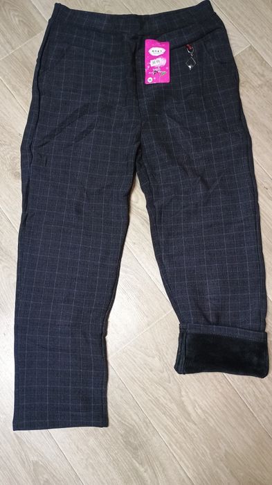 Pantaloni dama groși evazați