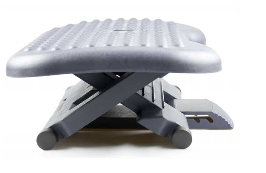 Suport picioare birou, F6031, ajustabil, plastic negru, 46x34x11 cm