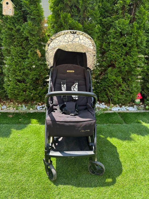 Бебешка количка Peg Perego Selfie + чанта за количка Borda Graphic Gold