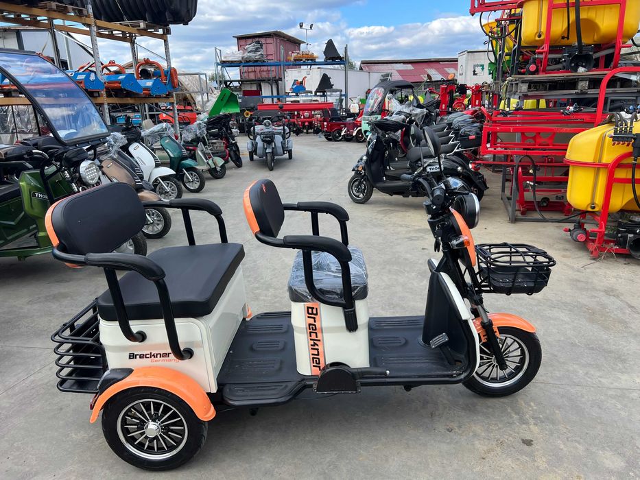 Tuk-tuk BRECKNER TRAVEL-2 triciclu electric cu CIV fara permis Agramix