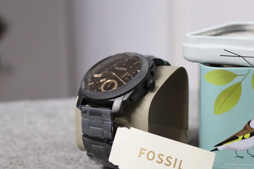 Ceas fossil curea metalica