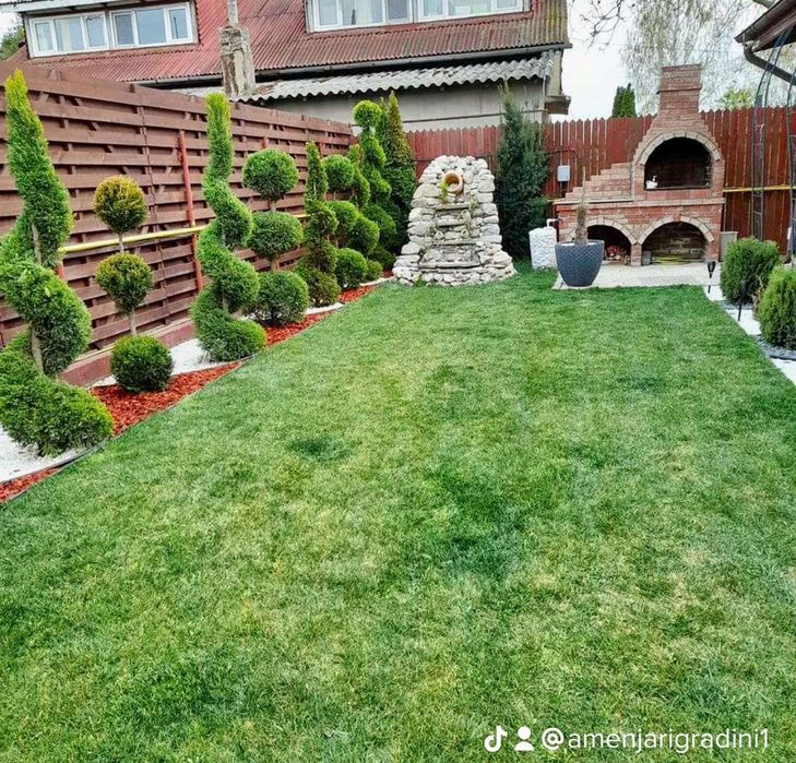 Amenajări grădini cu plante ornamentale