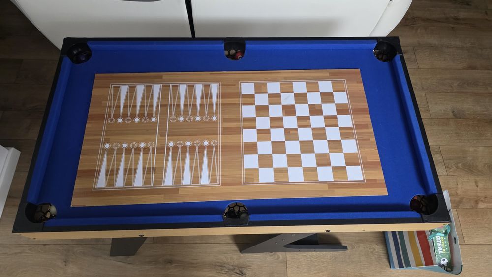 Set masa de jocuri 15 in 1 Biliard Hochei Ping Pong