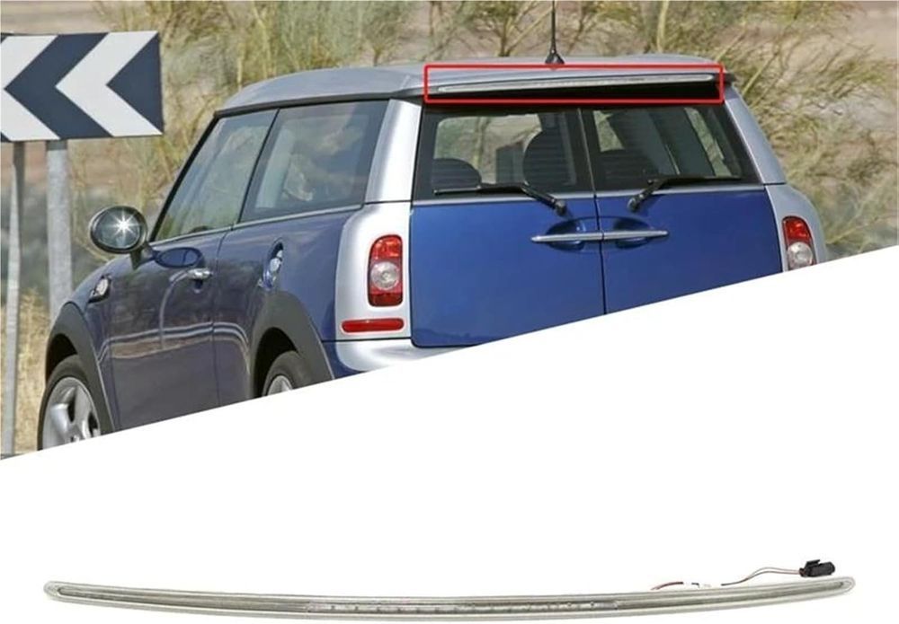 Stop frana suplimentar Mini One/Cooper/Clubman/Clubvan/Coupe/Roadster/Cabrio, 07.2014, montare spate, Central, LED; alb - rosu shine, OE, 63252755613