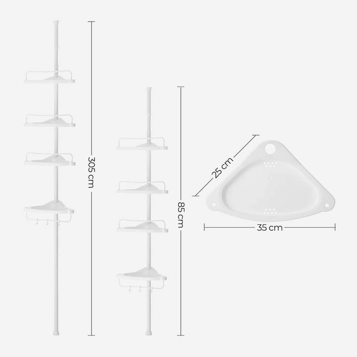 Ъглов органайзер за баня