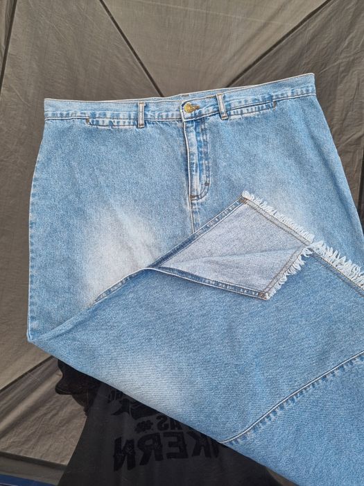 Fusta maxi de blugi, denim, marime XXL