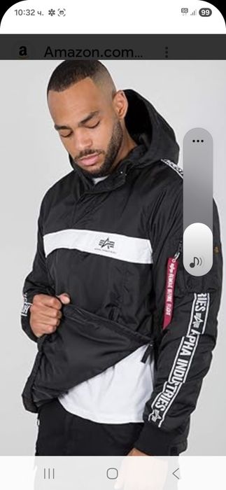 Alpha Industries-Ориг.яке анорак водоустойчиво Ново!!!