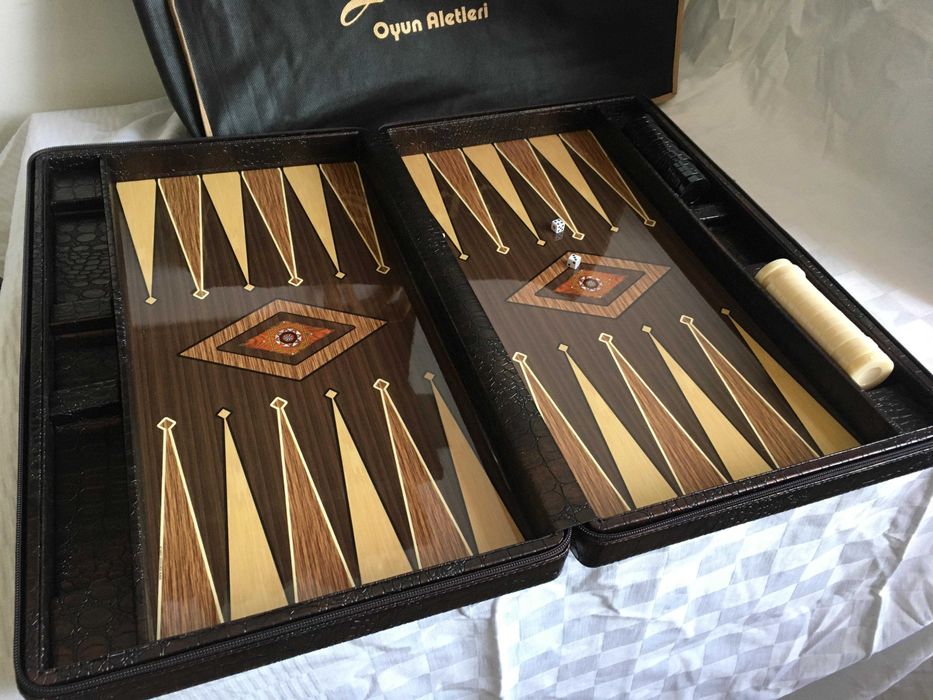 Joc Table (joc de Table) LUX – în servietă piele. SIGILAT!