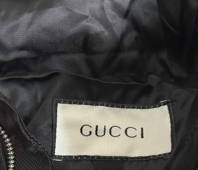PREMIUM - Geaca Gucci Neagra De iarna GG Down Jacket Logo pattern puf