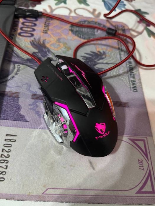 ИГРОВАЯ МЫШЬ!! Чёрная С Подсветкой