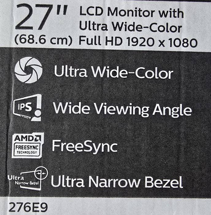 Monitor Philips IPS 27" 1920x1080
