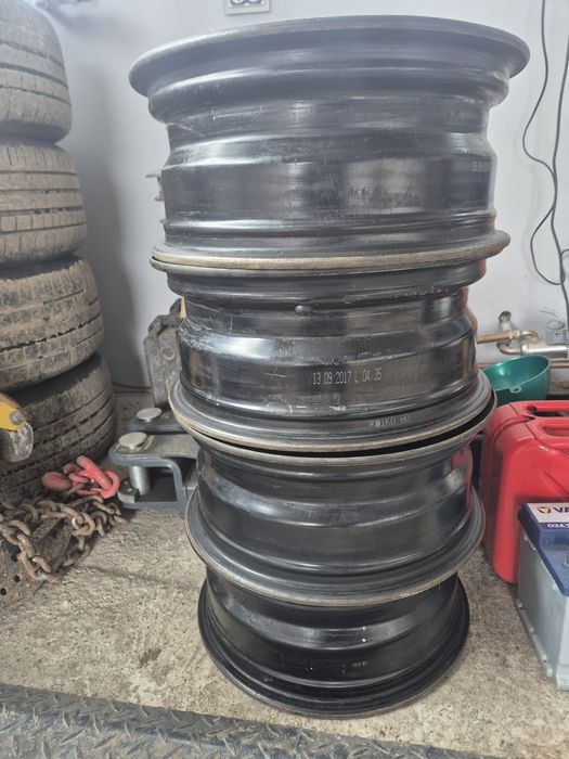 Jante tabla Vw originale R16 cadu set capace