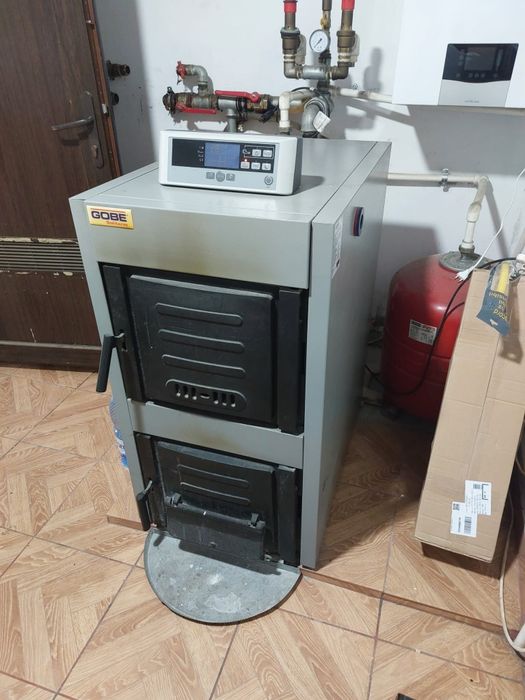 Cazan fontă GOBE, 7 elemenți,  49 kw + accesorii
