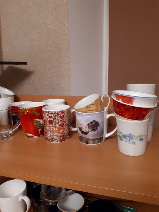 бакалы для чая фарфор и стекло новые