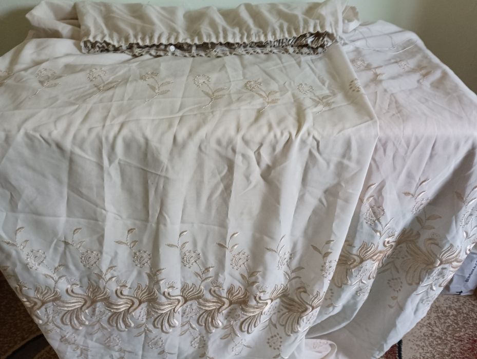 Шторы, тюль греческая.